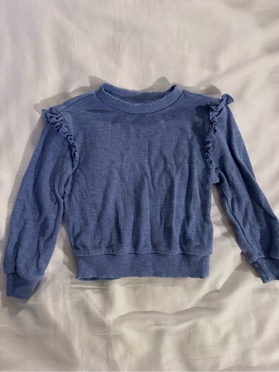 Little Sleepies Other - Little Sleepies Heather Lilac Waffle Flutter Crewneck